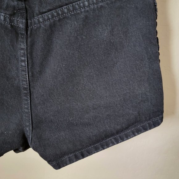 Carmar Titania High Rise Black Denim Jean Chain Shorts - Picture 11 of 16